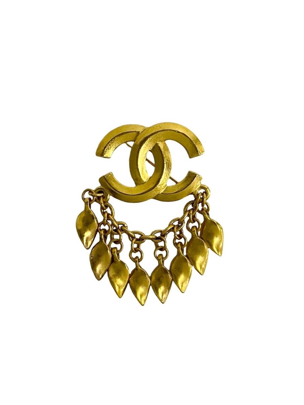 Chanel Cc Logo Brooch Metal #208799C14B